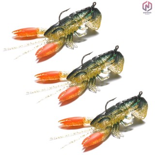 Lixada 8cm / 14g Tôm Tôm Tôm Tôm Hùm Móng Vuốt Mồi Nhân Tạo Mồi Swimbait