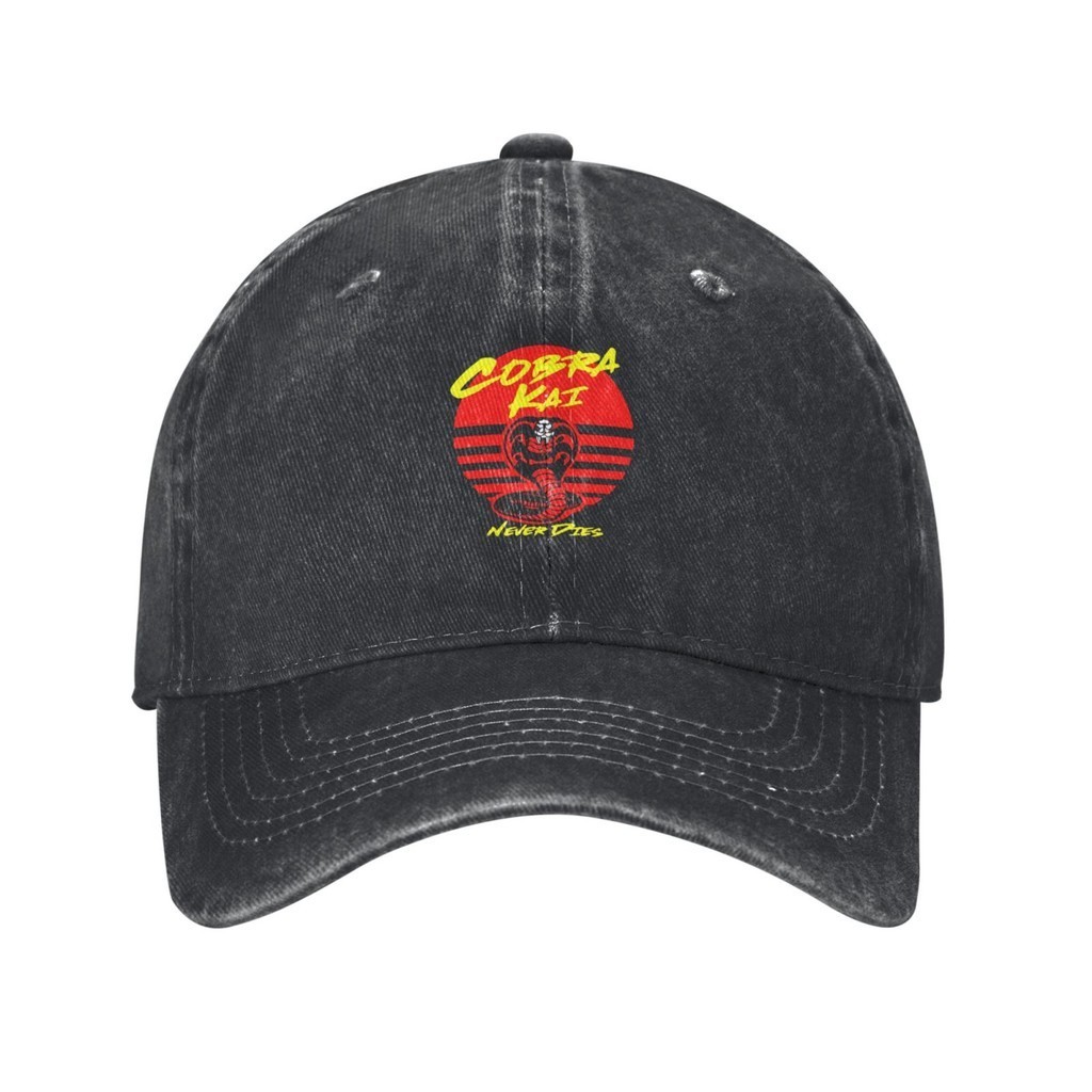 Cobra Kai Quét Chân LogoClassic Phong Cách Thời Trang Mũ Bóng Chày Cotton