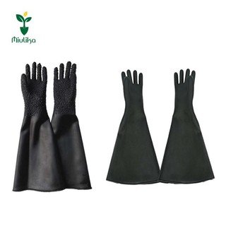 Găng tay phun cát Găng tay phun cát Găng tay cao su cao cấp để phun cát Công việc an toàn Tủ phun cát