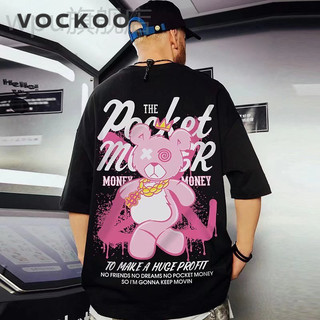 VOCKOO áo phông nam Áo Thun phông áo nam thun Áo Thun Form Rộng Ngắn Tay Unisex MTX2451H60 31Z240801
