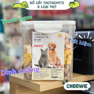  Thịt sấy Taotaopets 8 thành phần 400 gram