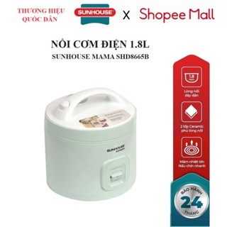 Nồi cơm điện 1.8L SUNHOUSE MAMA SHD8665B - Bảo hành chính hãng 24 tháng