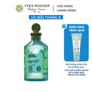 Giấm Xả Thanh Lọc Bụi Bẩn Cho Tóc Dầu Yves Rocher Refresh Vinegar With Moringa Rinsing Lotion Bottle 150ml