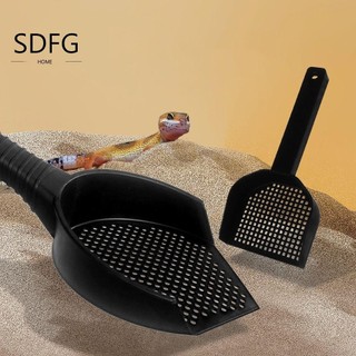 Sdfg Hamster Xẻng, Tay Cầm Chống Trơn Trượt Nhựa Mèo Kitty Litter Scoop, Di Động Có Thể Treo Được Bò Sát Đồng Hồ Cát Xẻng Đen Dụng Cụ Vệ Sinh Thú Cưng Trong Nhà