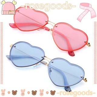 ROSE Heart Sunglasses Trending Halloween Cosplay Love Heart