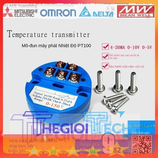 Mô đun bộ chuyển đổi tín hiệu cảm biến nhiệt độ điện trở rtd pt100 4-20ma 0-100 0-150 -50-150 0-200 250 0-300 0-400 độ