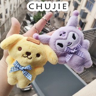 Baishanggala Kawaii Sang Trọng Đồ Chơi Búp Bê Hoạt Hình Dễ Thương Hello Kitty Kuromi My Melody Cinnamoroll Plushie Móc Khóa Túi Mặt Dây Chuyền Trang Trí Quà Tặng ADS