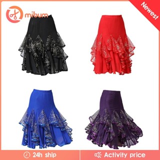 Chân Váy Khiêu Vũ latin Đính Kim Sa Lấp Lánh Dành Cho Nữ