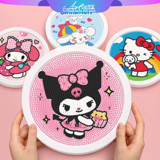 (20X20cm có Khung)  mini tranh đính đá theo yêu cầu Tranh đá khung nhỏ dành cho trẻ em 5321