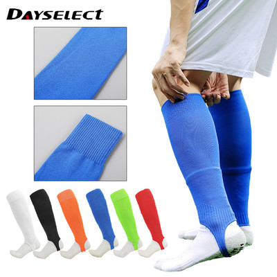 Dayselect 1 Đôi Tất Thể Thao Bóng Đá Thoáng Khí Hút Mồ Hôi Bảo Vệ Bắp Chân Ống Dài Tay