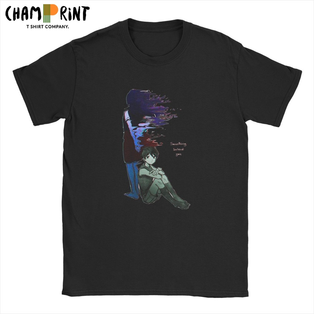 Vintage Omori Anime Áo nam Cổ Tròn 100% Cotton Áo Tay Ngắn Tee Plus Kích Thước Áo