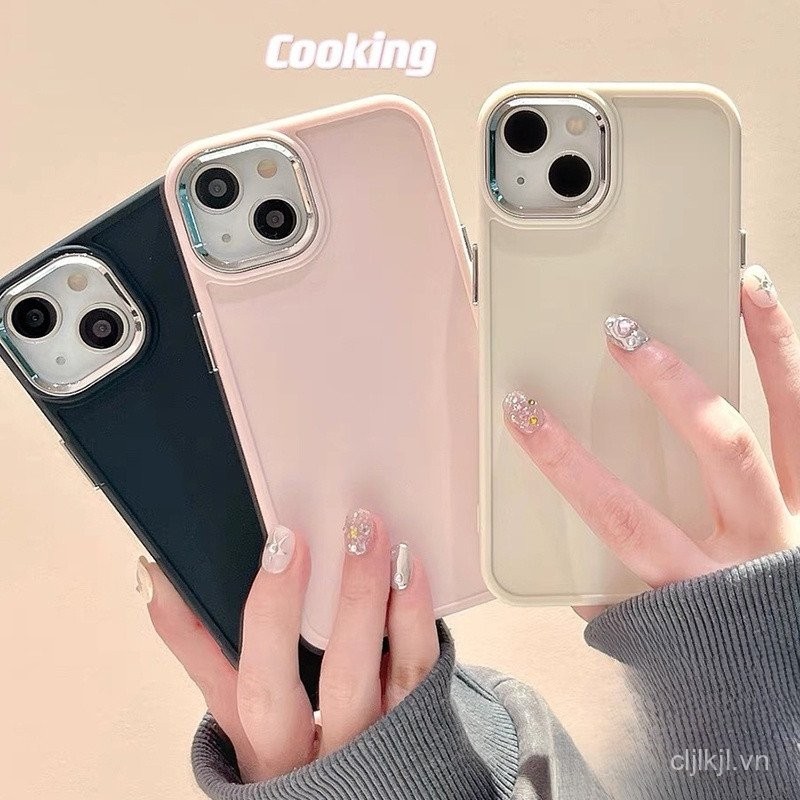 IPhone 15 11 Trường Hợp Kim Loại Ống Kính Bảo Vệ Máy Ảnh Điện Thoại Bìa Cho iPhone 15 14 13 12 11 Pr