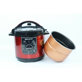 Nồi áp suất Srapp SH - AS606, Nồi áp suất điện dung tích 6L cao cấp, Nồi áp suất đa năng