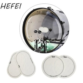 Miếng dán bàn đạp đơn/đôi bảo vệ đầu trống HEFEI, da mềm bền, phụ kiện nhạc cụ đầu trống Kick Pad