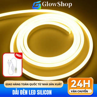 Dây Đèn LED Dạng Sợi Tóc Neon 220V Có Phích Cắm – Chống Nước, Dẻo, Phát Sáng Viền Trang Trí Nội Thất