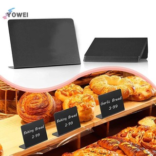 YOWEI 5 Cái Bảng Phấn Ký Tên Thẻ Có Đế Thực Phẩm Để Ghi Nhãn Thực Đơn VN