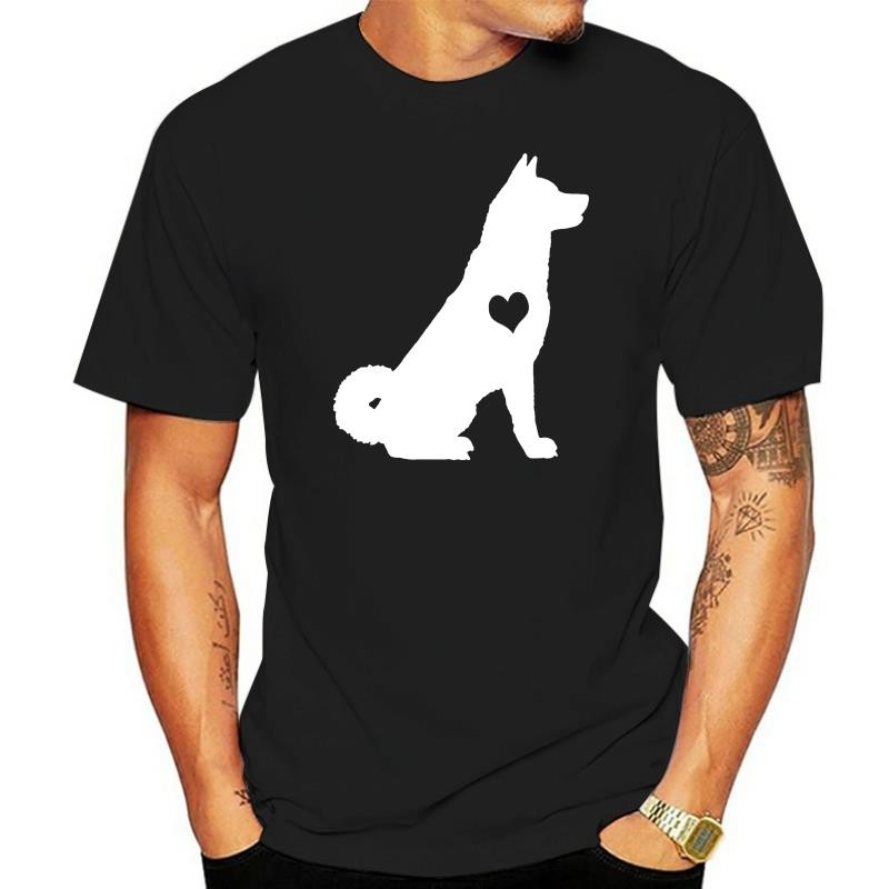 Áo thun nam cổ chữ O với hình ảnh chó Akita Inu và Shiba Inu - Quà tặng độc đáo