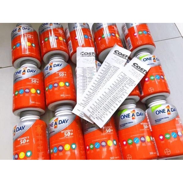 300 viên Vitamin tổng hợp One A Day For Women 50+ của mỹ date 8/2025