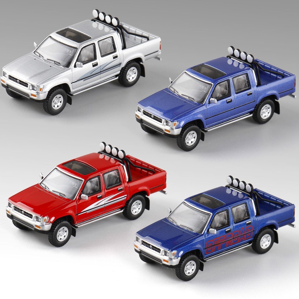 Masdi 1: 64 Xe tải Toyota Hilux Xe địa hình RV Hợp kim Diecast Mô hình xe cho quà tặng-1