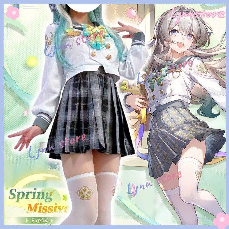Trò chơi HONKAI STAR RAIL - Outfit Costume Firefly, JK Dress phù hợp Xuân, Trang phụcAnime Party