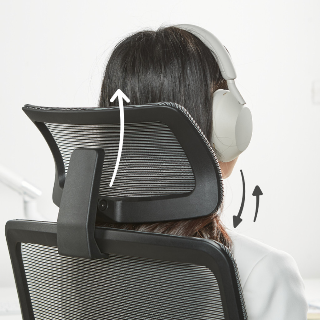 [CHÍNH HÃNG] Ghế công thái học HyperWork Sleek OC01 - Tải trọng 120Kg - Lưới vải Chenille -  [FULL V