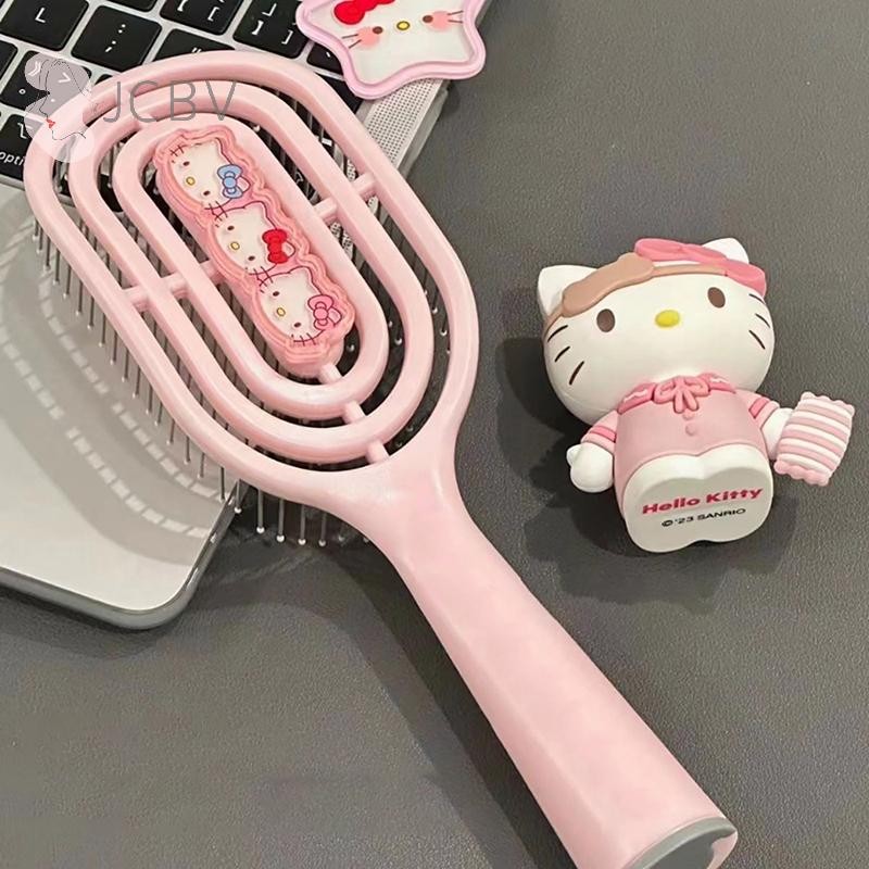 [JCBV] Lược Massage Lược rỗng Túi khí Tay cầm dài cho bé gái Quà tặng sinh nhật COD