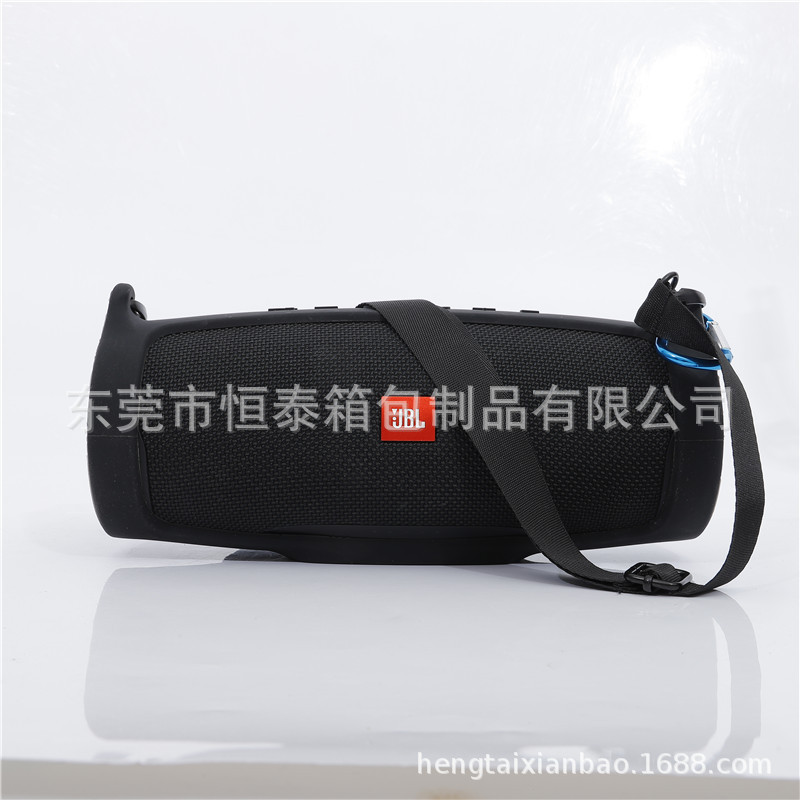 Thích hợp cho loa JBL charge4 Vỏ bảo vệ silicon Impact Wave 4 Blue Vỏ silicon di động chống sốc chốn