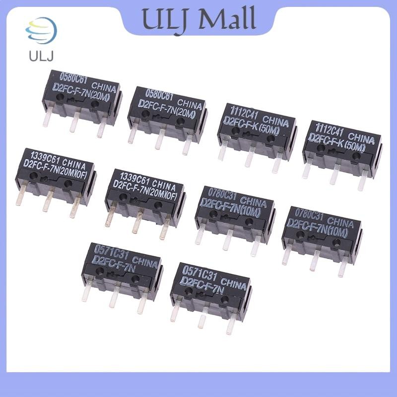 ULJ 2 Chuột Micro Switch D2FC-F-7N 10M 20M D2FC-F-K (50M) -RZ D2F D2F-01 D2F-01F D2F-L D2F-01L D2F-F