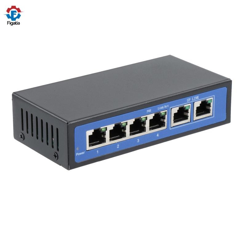 POE Switch Network 6 cổng với công tắc Ethernet 4 cổng PoE 10 / 100Mbps