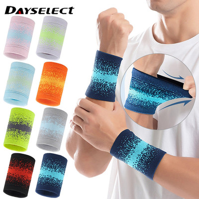 DAYSELECT - Miếng đeo tay thể thao hút mồ hôi, thoáng khí, bảo vệ cổ tay