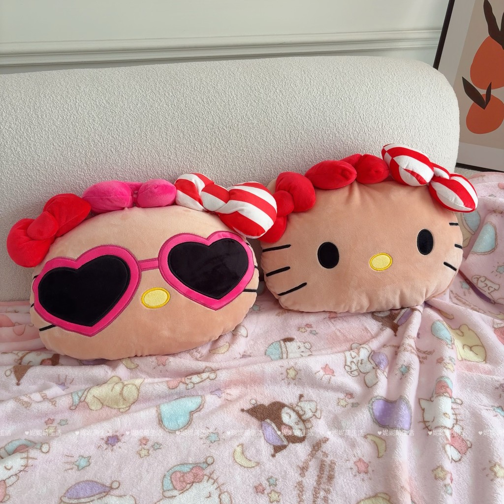 Mềm Hawaii Hello Kitty Đệm Lưng Có Chăn Ném Gối Ngủ Đệm Ngủ Chăn Quà Tặng