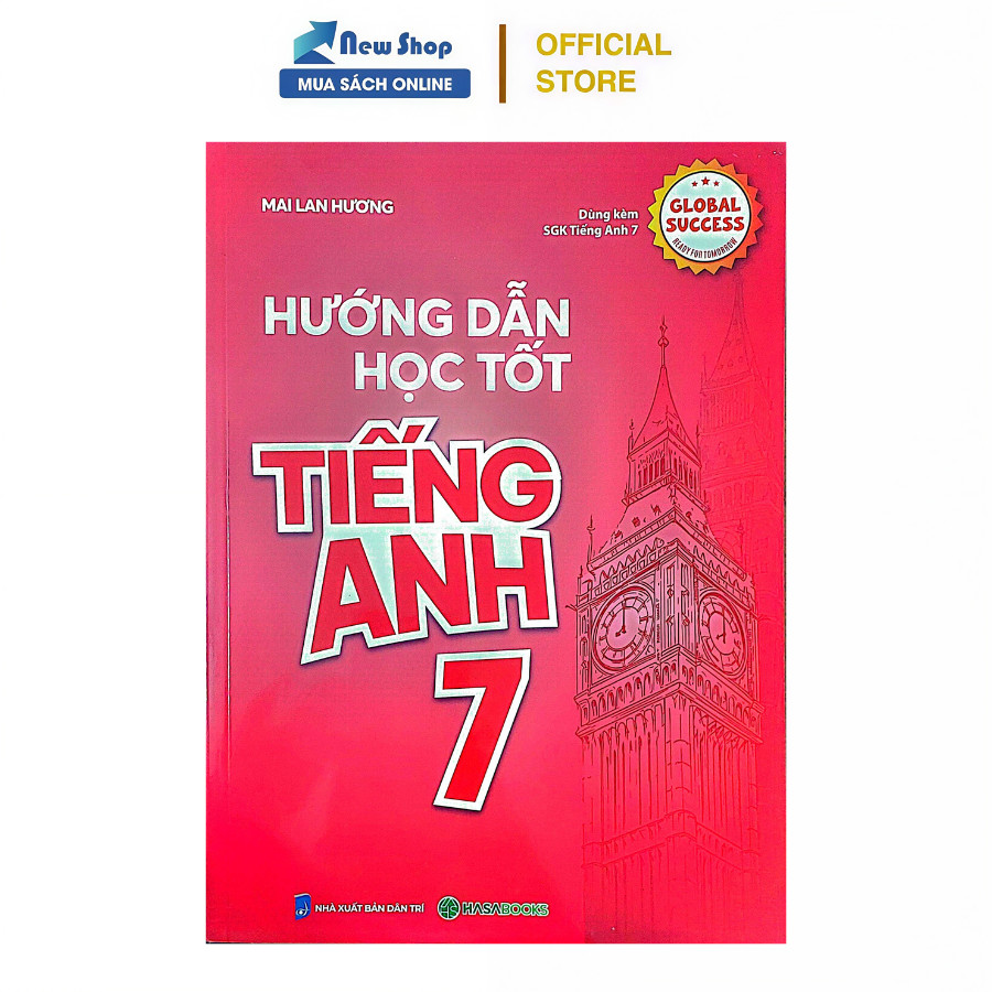 Sách - Hướng Dẫn Học Tốt Tiếng Anh 7 Global Success - Hasabooks
