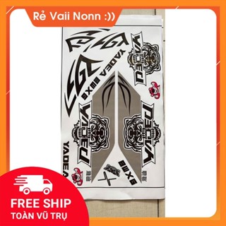  Tem hổ yadea Chuẩn Trung dán xe xmen độ chất liệu xịn 3 lớp 1 năm không bong tróc bay màu tặng kèm 2 gấu dâu 