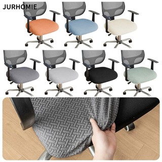JURHOMIE ​Vỏ ghế văn phòng​, ​Vải Twill​ Chống nước​ ​Vỏ đệm ghế dệt kim​, Dễ lau chùi ​Co giãn​ ​Thoáng khí​ ​Vỏ bọc ghế linh hoạt​ Sử dụng tại nhà & văn phòng​