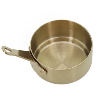 Pot Equipped With A Hanging Hole Exquisite Workmanship Stainless Steel#DELA