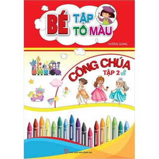 Sách - bé tập tô màu công chúa - tập 2