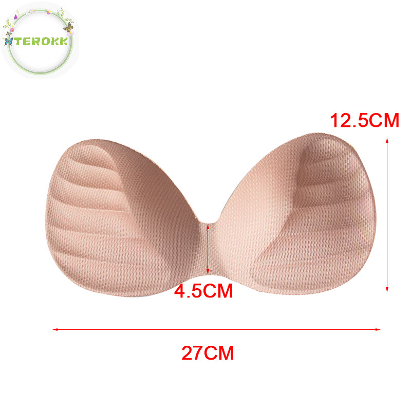Terokk Nữ Bikini Đệm Chèn Áo Ngực Tăng Cường Đẩy Lên Ngực Vô Hình Pad VN