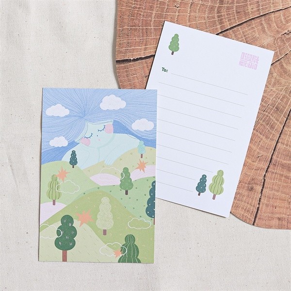 Postcard - EM MÂY - Designed by Qee Art Studio