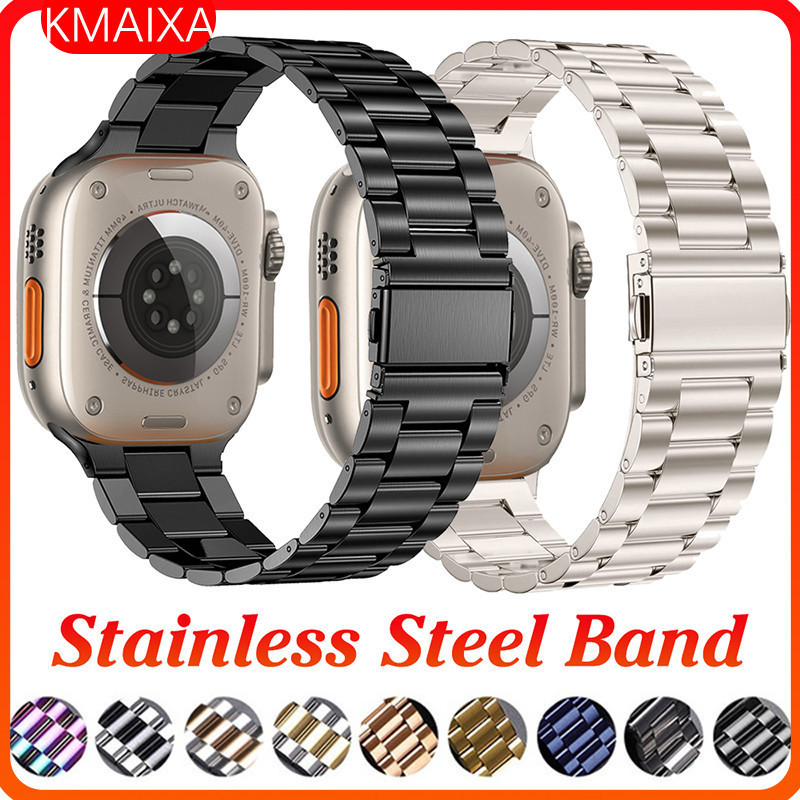 Dây đeo bằng thép không gỉ cho Iwatch Apple Watch Watch Series 10 9 8 7 6 5 4 3 SE 2 45 46 41 38 40 
