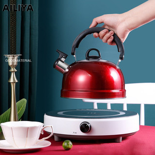 AILIYA Ấm đun nước điện bằng thép không gỉ Nồi cảm ứng ấm đun nước nấu thích hợp cho ấm đun nước đun sôi