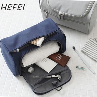 Túi đựng mỹ phẩm chống nước Sáng tạo Vintage Nylon Màu trơn Thời trang Túi vệ sinh du lịch đơn giản