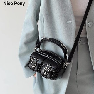 Túi đeo chéo một vai nữ Nico Pony túi xách cao cấp xe máy cô gái cay