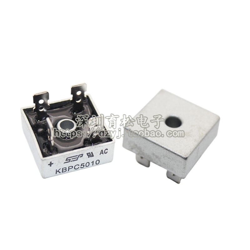 K KBPC5010 Cầu chỉnh lưu Cầu vuông Ngăn xếp 50A Cầu vuông 1.000V Full Bridge Ban đầu Có sẵn Cầu chỉn