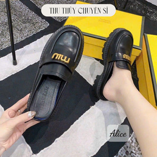Sục miu miu hót hít full box 2 mẫu da lì - da bóng