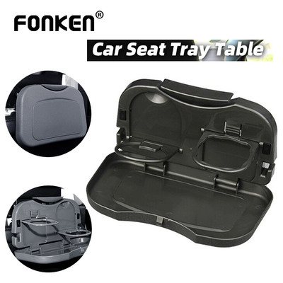 Fonken Ô Tô Tự Động Ghế Sau Bàn Gấp Đồ Uống Cốc Thực Phẩm Khay Đứng Để Bàn Laptop Ăn Tổ Chức Giá Phụ Kiện