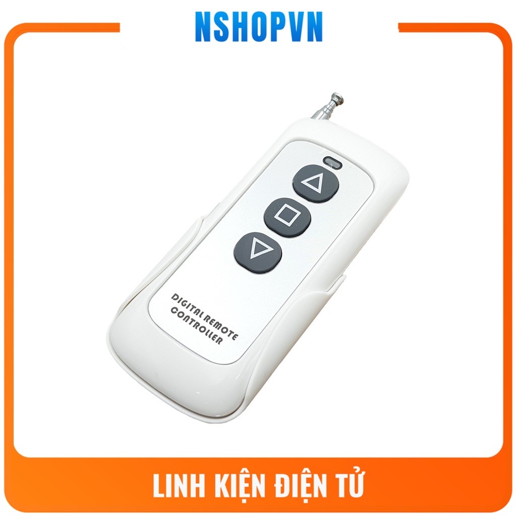 Remote RF 3 kênh 433Mhz EV1527 mã cố định có đế gắn tường