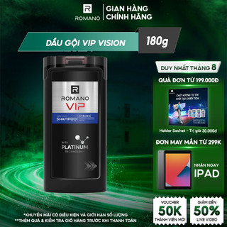 Dầu gội cap cấp Romano Vip Vision sang trọng cuốn hút 180g/chai