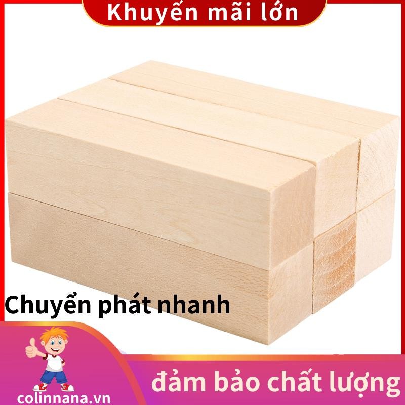 6 Chiếc Basswood Khắc Khối Gỗ Cho Người Mới Bắt Đầu Khắc Sở Thích Bộ DIY Khắc Gỗ.cheap