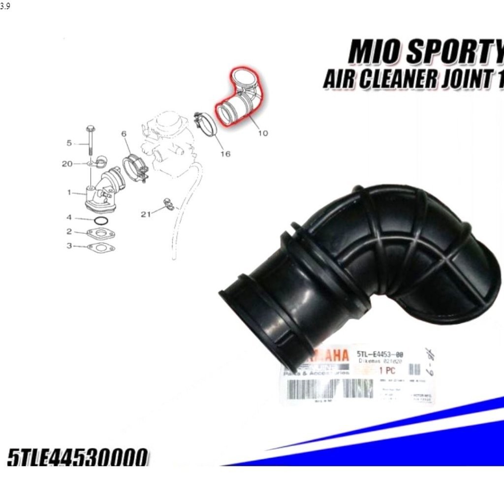 CO BÔ E LỌC GIÓ MIO 2004 , MIO 115 , MIO SMILE (5TL-E4453-00) / TH68