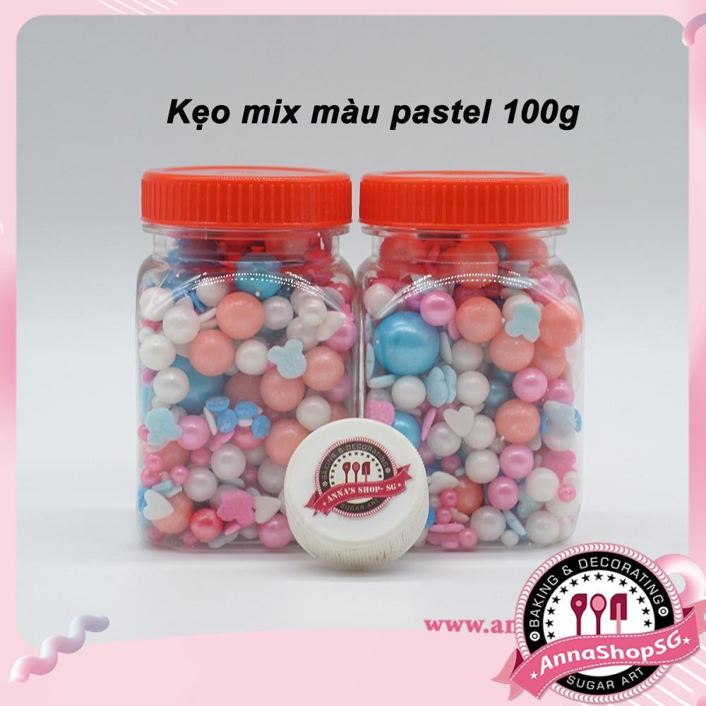 KẸO MIX MÀU PASTEL 100G